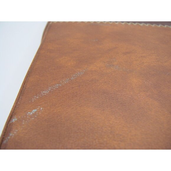 Leather Felt Backgammon Game Storage Case No Pieces Parts Replacement Collection - Picture 8 of 12